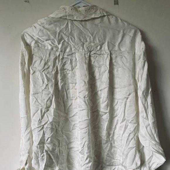 Free People Silk Shirt - Picture 3 of 4